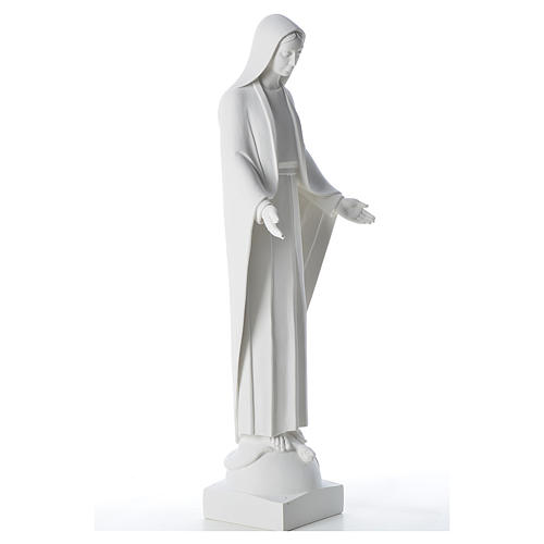 Statua Miracolosa polvere di marmo bianco 60-80 cm 4