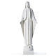 Our Lady of Miracles in reconstituted marble 60-80 cm s1