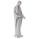 Statue Vierge Marie poudre de marbre blanc 60-80 cm s4