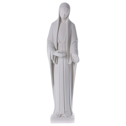 Cudowna Matka Boża ramiona po lewej marmur biały 60-80 cm 1