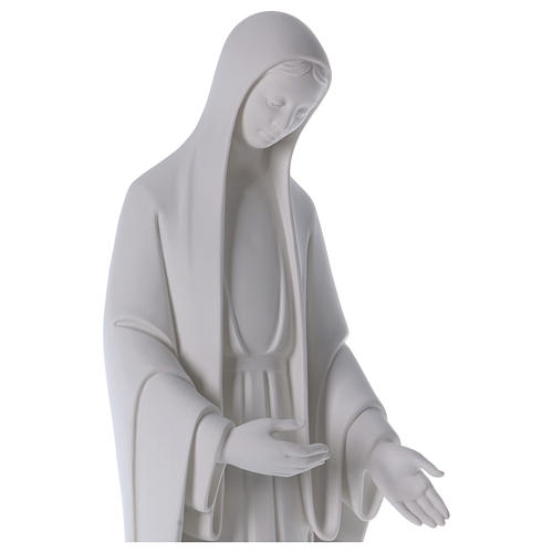 Cudowna Matka Boża ramiona po lewej marmur biały 60-80 cm 2