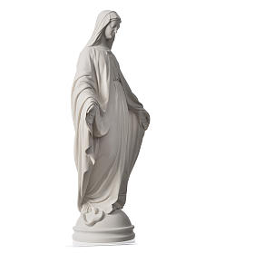 Virgen Milagrosa de 60cm polvo de mármol de Carrara