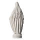 Statue Miraculeuse poudre de marbre blanc 60 cm s8