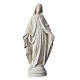 Statue Miraculeuse poudre de marbre blanc 60 cm s1