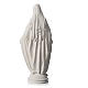 Statue Miraculeuse poudre de marbre blanc 60 cm s4