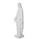 Statua Madonna 36 cm polvere di marmo bianco s3