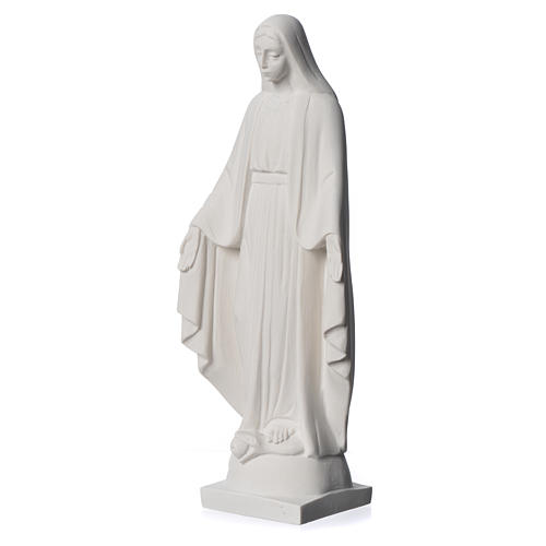 Marmorpulver Madonna Heiligenfigur 25 cm 7