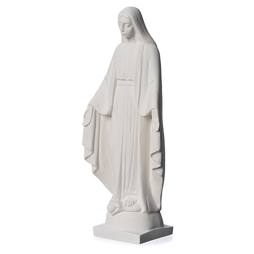 Marmorpulver Madonna Heiligenfigur 25 cm 3