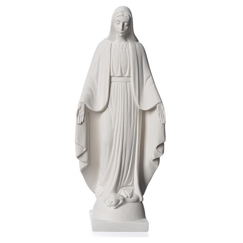 Our lady of Miracles statue made of reconstituted Carrara 25 cm 5