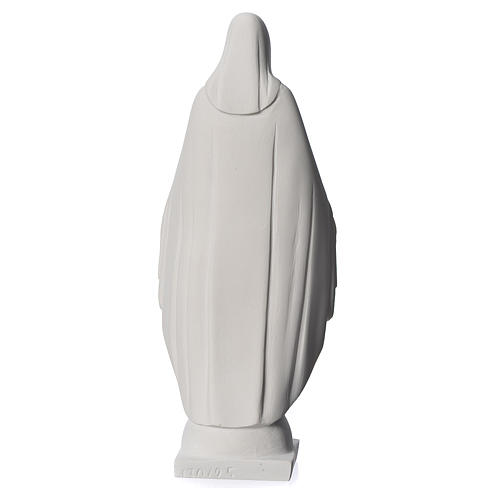 Our lady of Miracles statue made of reconstituted Carrara 25 cm 4