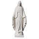 Our lady of Miracles statue made of reconstituted Carrara 25 cm s1