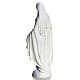 Statue Vierge Marie en marbre blanc 25 cm s3