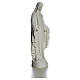 Madonna sul mondo 25 cm marmo bianco Carrara s8
