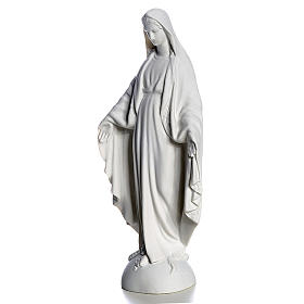 Our Lady over the world, statue in composite Carrara, 25 cm