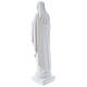 Our Lady with hand over heart, 79 cm reconstituted marble statue s5