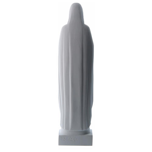 Our Lady praying, reconstituted carrara marble made statue 40-51 cm 4