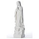 Virgen con luna y niño en mármol blanco 35-45 cm s6