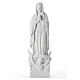 Statue Vierge à l'enfant et lune marbre blanc 35-45 cm s1