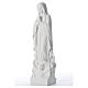 Statue Vierge à l'enfant et lune marbre blanc 35-45 cm s2