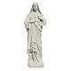 Statue Sacré Coeur de Marie 40 cm marbre blanc s1