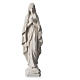 Our Lady of Lourdes statue in reconstituted Carrara marble, 50cm s5