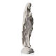 Our Lady of Lourdes statue in reconstituted Carrara marble, 50cm s2