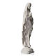 Our Lady of Lourdes statue in reconstituted Carrara marble, 19.5 inches s6