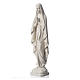 Our Lady of Lourdes statue in reconstituted Carrara marble, 19.5 inches s7