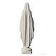 Our Lady of Lourdes statue in reconstituted Carrara marble, 19.5 inches s8