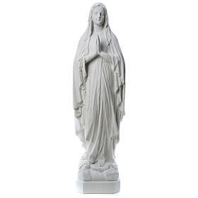 Estatua Virgen de Lourdes polvo de mármol 31-130 cm