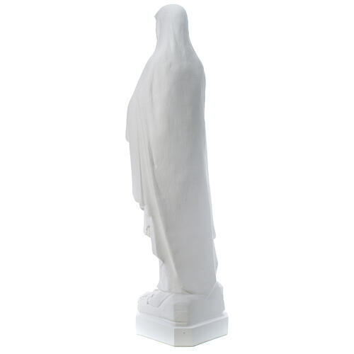 Estatua Virgen de Lourdes polvo de mármol 31-130 cm 4