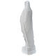 Estatua Virgen de Lourdes polvo de mármol 31-130 cm s4