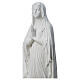 Madonna di Lourdes, statua in polvere di marmo 31-130 cm s2