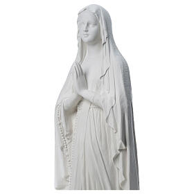 Our Lady of Lourdes statue made of reconstituted Carrara marble 31-130 cm