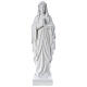 Our Lady of Lourdes 100 cm statue in reconstituted Carrara s1