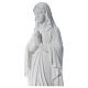 Madonna di Lourdes 100 cm marmo bianco s2