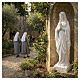 Madonna di Lourdes 100 cm marmo bianco s3