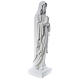 Madonna z Lourdes marmur biały 100 cm s4
