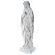 Our Lady of Lourdes 100 cm statue in reconstituted Carrara s3