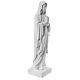Our Lady of Lourdes 100 cm statue in reconstituted Carrara s5