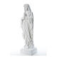 Virgen de Lourdes polvo de mármol blanco 60-85 cm s6