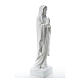Virgen de Lourdes polvo de mármol blanco 60-85 cm s4