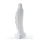 Statue Notre Dame de Lourdes marbre blanc 60-85 cm s7