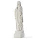 Notre Dame de Lourdes marbre blanc 70 cm s6