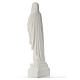 Notre Dame de Lourdes marbre blanc 70 cm s3