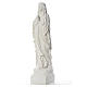 Our Lady of Lourdes 70 cm statue in reconstituted Carrara marble s2