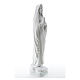 Virgen de Lourdes 50cm polvo de mármol blanco s4