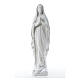 Notre Dame de Lourdes marbre blanc 80 cm s5