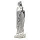 Our Lady of Lourdes statue in reconstituted Carrara marble, 50cm s4