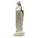 Estatua de la Virgen de Lourdes 50cm mármol blanco s8